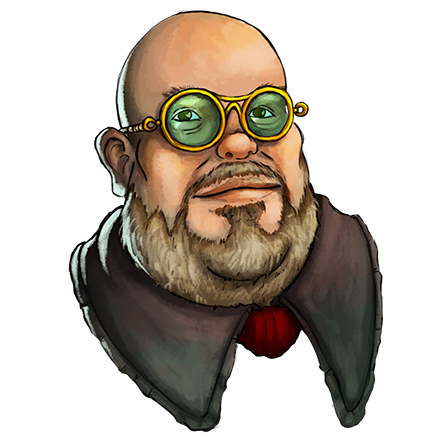 Un portrait dessiné de Tolkraft