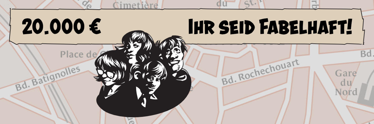 20.000 €: Ihr seid fabelhaft!
