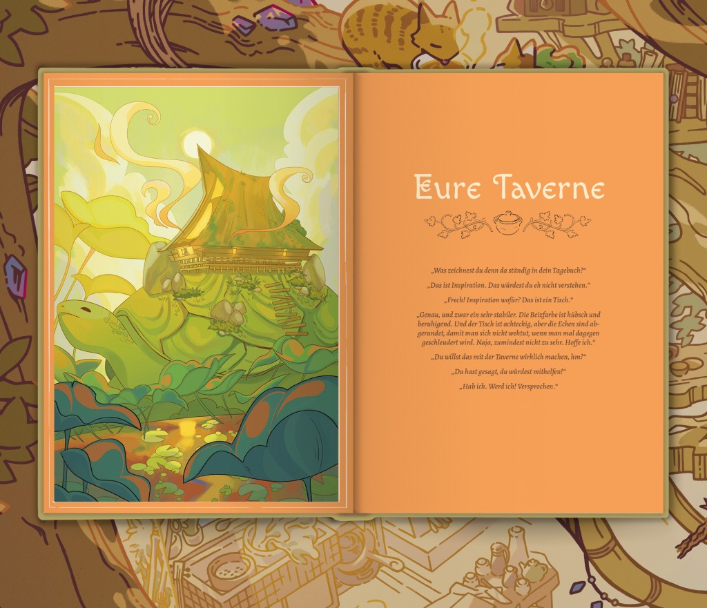 Doppelseite: Eure Taverne