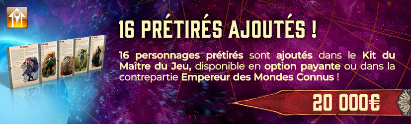 Prétirés ajoutés