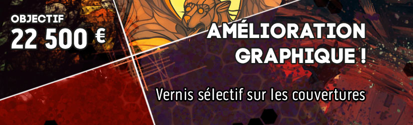 Amélioration graphique : vernis sélectif sur les couvertures