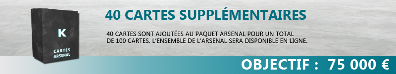 40 cartes arsenal supplémentaires