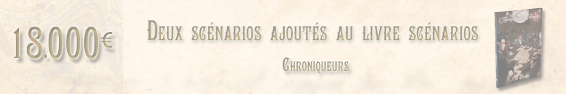 Deux scénarios ajoutés au livre scénarios