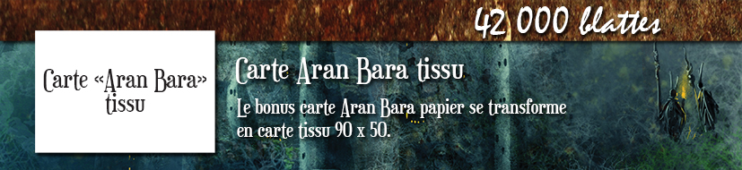 Carte Aran Bara tissu