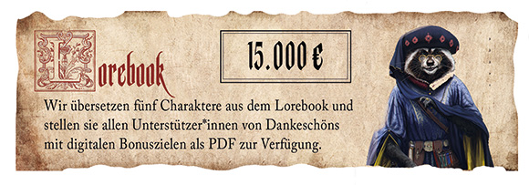 5 Charaktere aus dem Lorebook als PDF