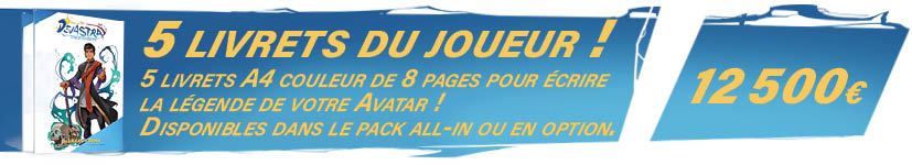 5 livrets du joueur
