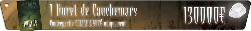 1 livret de Cauchemars