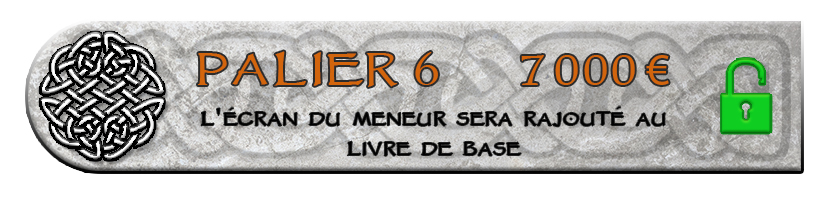 L'écran du meneur sera rajouté au livre de base