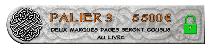 Deux marque pages seront cousus au livre