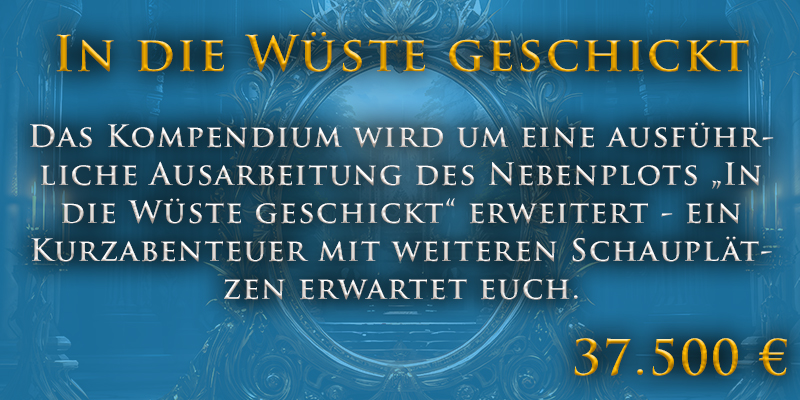 In die Wüste geschickt