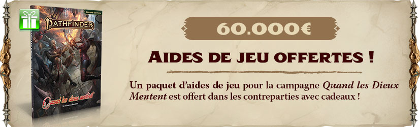 Aides de jeu Quand les dieux mentent offertes