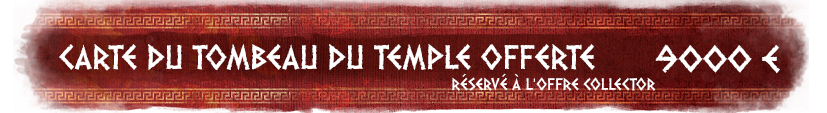 CARTE DE LA TOMBEAU DU TEMPLE OFFERTE