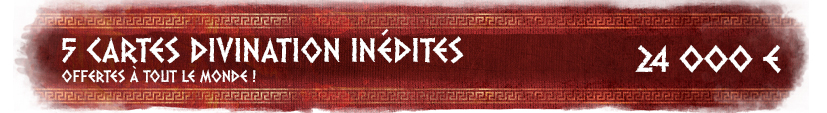 5 CARTES DIVINATION INEDITES OFFERTES !