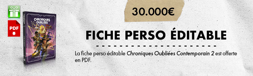30K - Fiche personnage