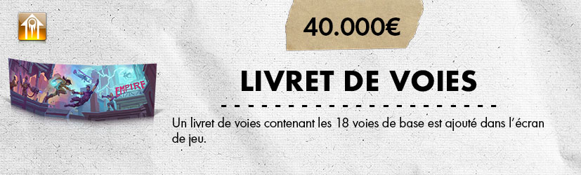 40K - Livret de voies écran