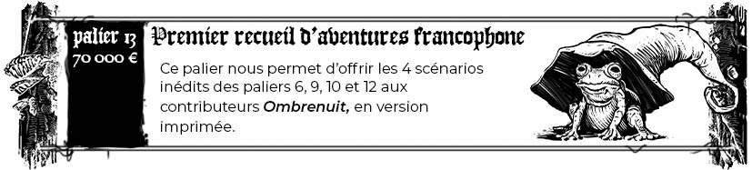 Palier 13 - Premier recueil d'aventures francophone!