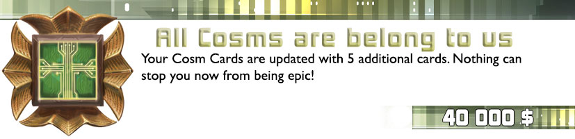 Promo Cards Cosm