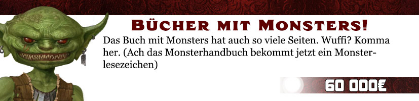 Produktupgrade: Lesebändchen Monster