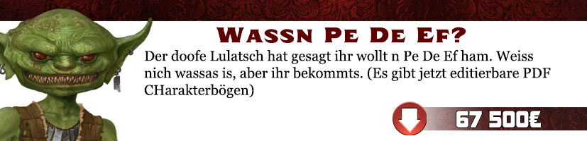 Ausfüllbarer Charakterbogen
