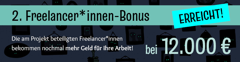 Nochmal Bonuszahlung für die Freelancer*innen
