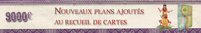 Plans supplémentaires ajoutés au recueil de cartes et plans