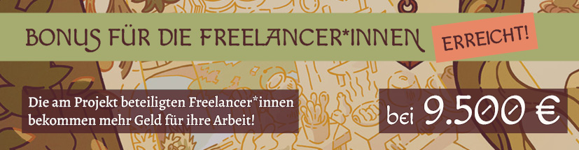 Bonuszahlung für die Freelancer*innen