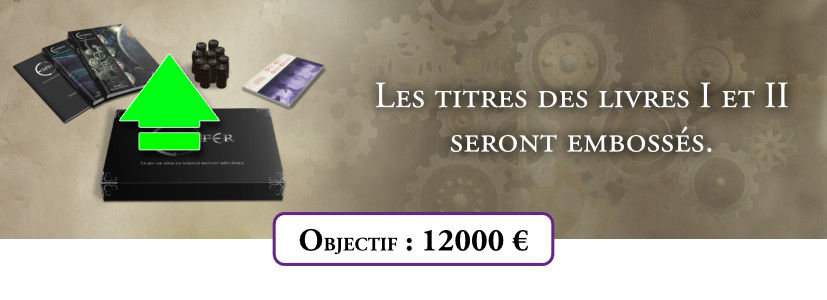Le titre du livre sera embossé
