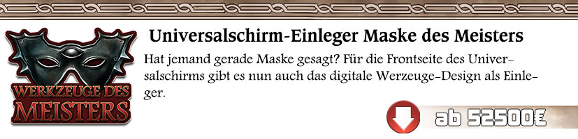 digi Universalschirm Einleger Maske des Meisters