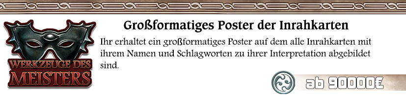 Großformatiges Poster der Inrahkarten