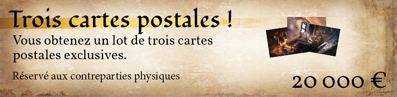 Cartes postales x 3