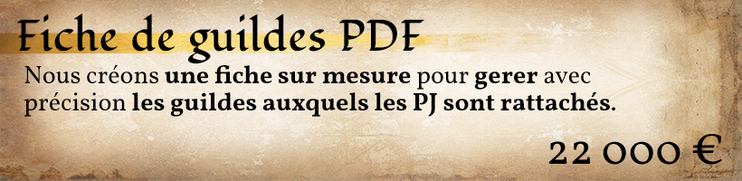 fiches gestion de guildes PDF