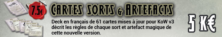 Cartes de sorts et d'artefacts v3