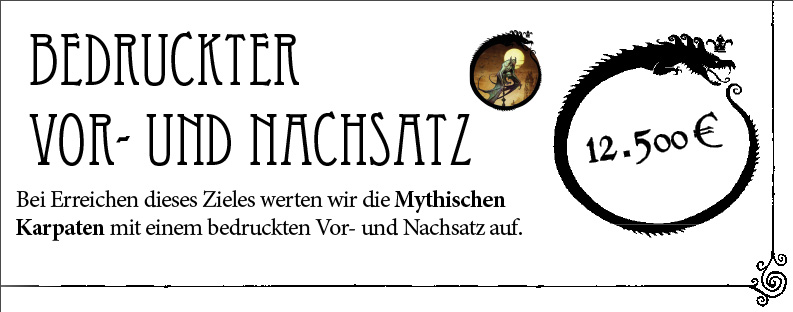 Bedruckter Vor- und Nachsatz für Mythische Karpaten