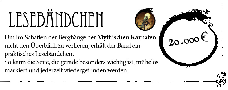 Lesebändchen für Mythische Karpaten