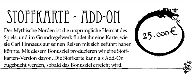 Stoffkarte des Mythischen Nordens  - ADD-ON