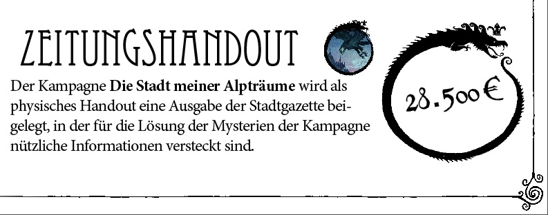 Stadtgazette als Handout