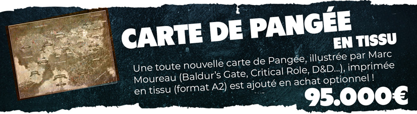 Carte en tissu Pangée