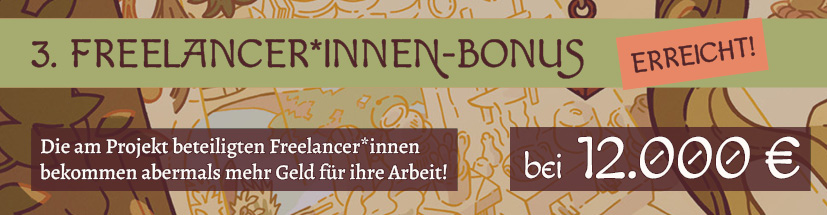 Dritte Bonuszahlung für die Freelancer*innen