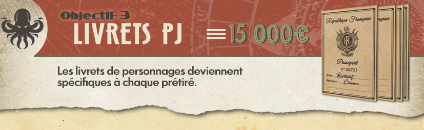 Les livrets de personnages deviennent spécifiques
