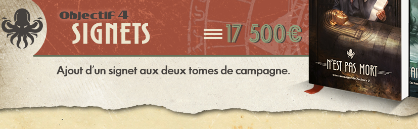 Ajout d'un signet aux deux tomes de campagne