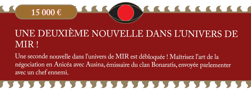 UNE DEUXIÈME NOUVELLE DANS L’UNIVERS DE MIR !