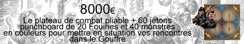 Plateau de combat + Jetons punchboard