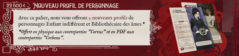 Palier 6 - Nouveau profil de personnage