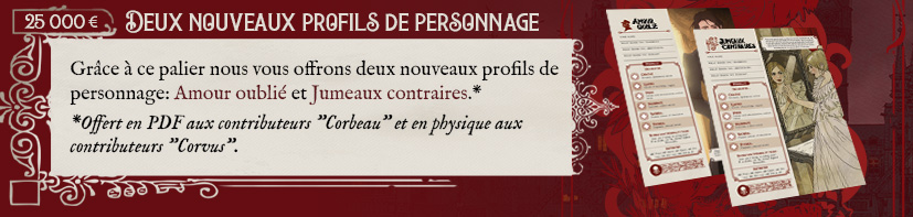 Palier 7 - Nouveaux profils de personnage 