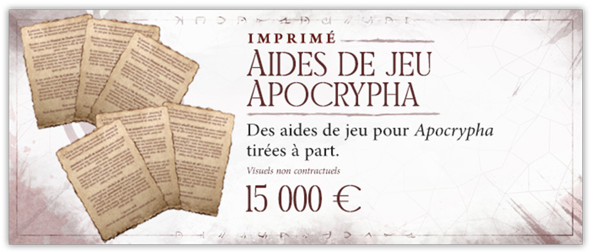 Aides de jeu Apocrypha