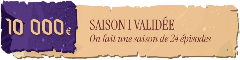 SAISON 1 VALIDÉE - On tourne une saison de 24 épisodes
