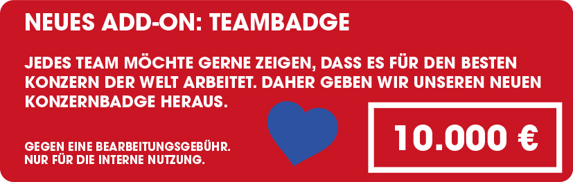 Neues Add-on: Teambadge