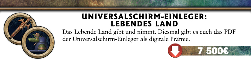 Universalschirm-Einleger: Lebendes Land