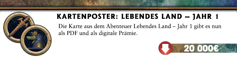 Kartenposter: Lebendes Land – Jahr 1