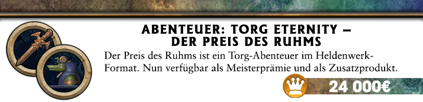 Abenteuer: Torg Eternity – Der Preis des Ruhms